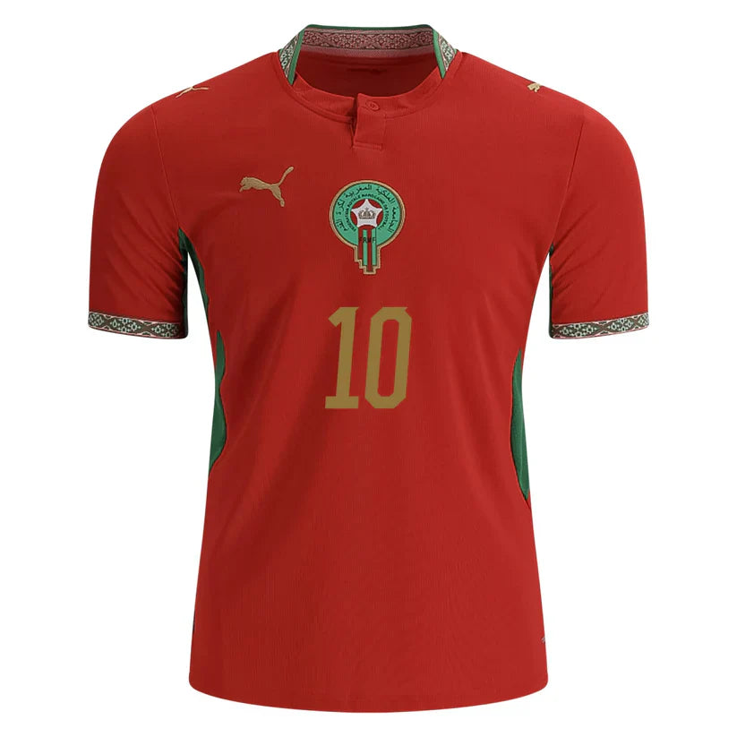 Brahim Díaz Morocco Home Jersey World Cup 2026 - Red
