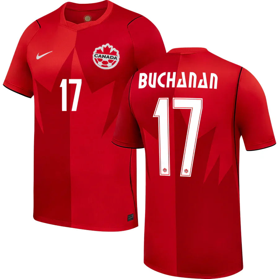 Tajon Buchanan Canada Home Jersey World Cup 2026 - Red
