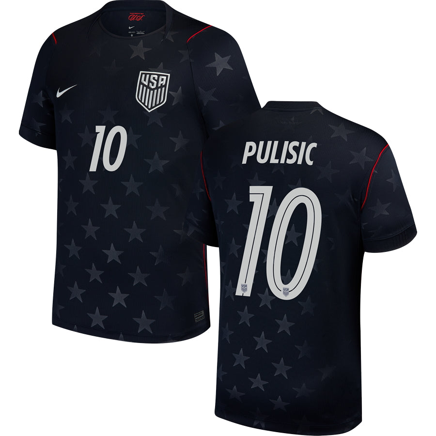 Christian Pulisic USMNT 2026 Away Jersey - Black