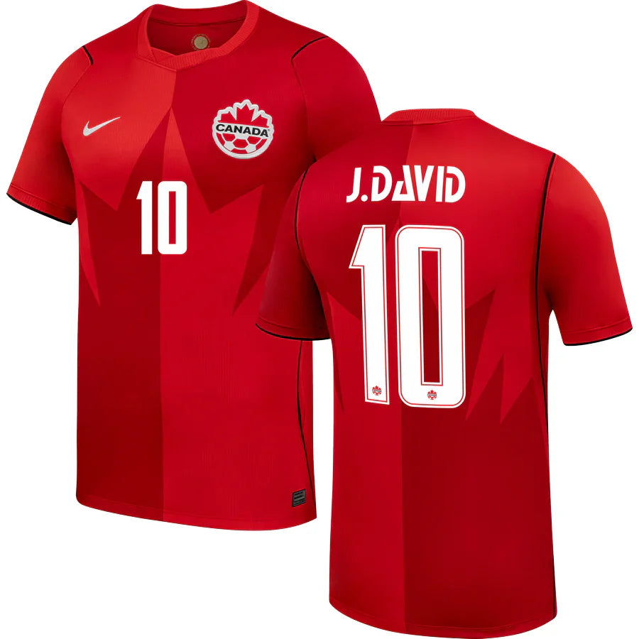 Jonathan David Canada Home Jersey World Cup 2026 - Red