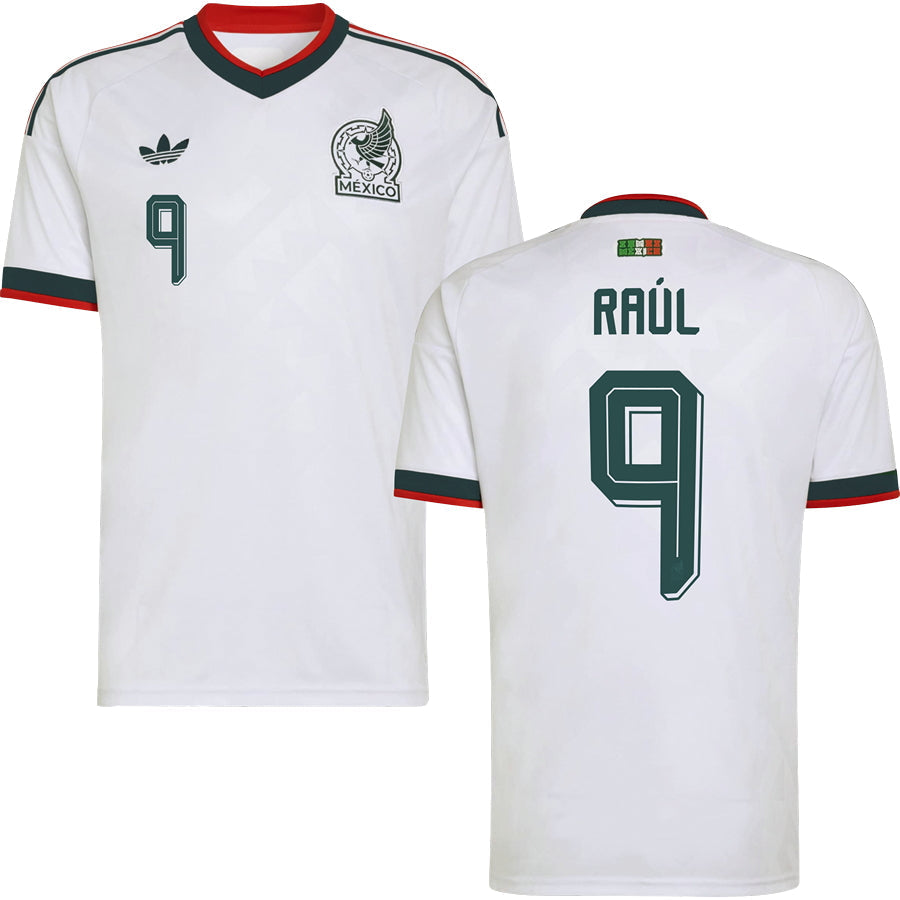 Raúl Jiménez Mexico Away Jersey World Cup 2026 - White
