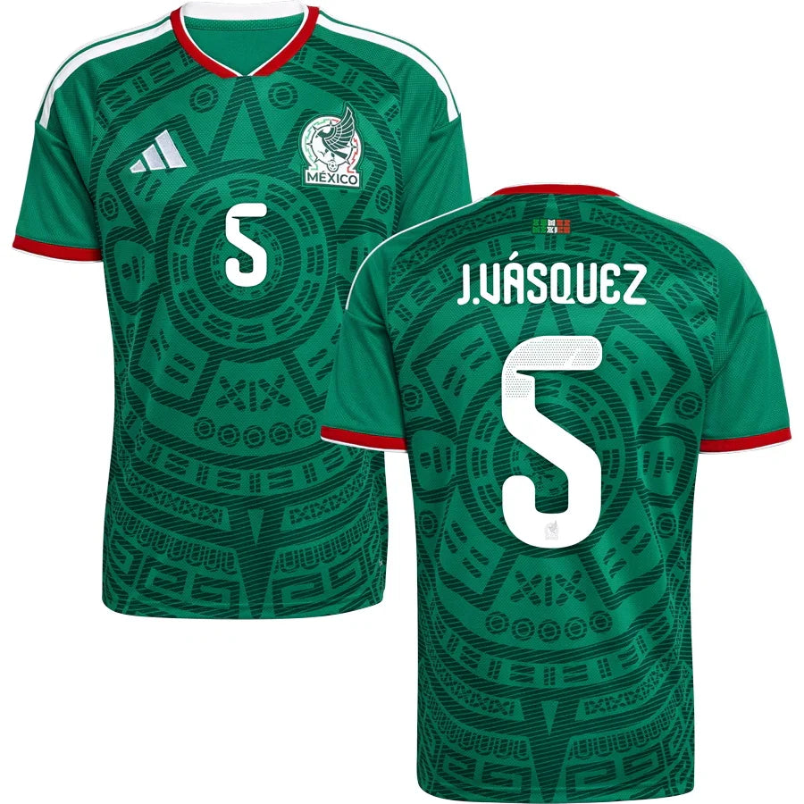 Johan Vásquez Mexico Home Jersey World Cup 2026 - Green