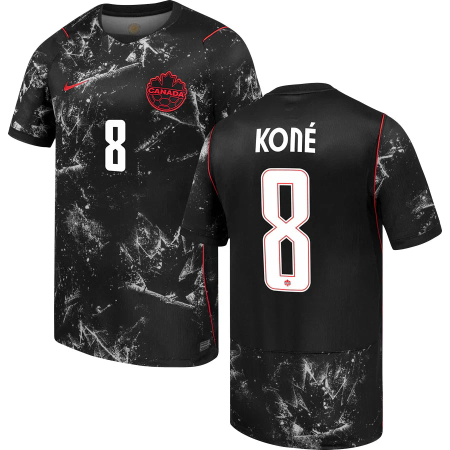 Ismaël Koné Canada Away Jersey World Cup 2026 - Black