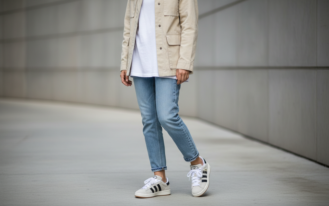 adidas Campus 00s Crystal White Core Black (Women's)