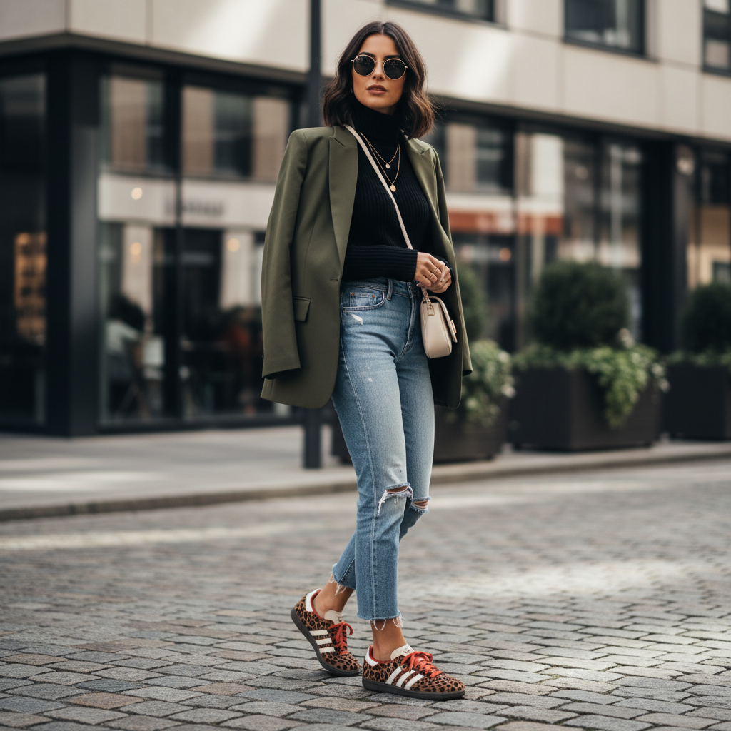 adidas Samba OG Preloved Red Leopard (Women's)