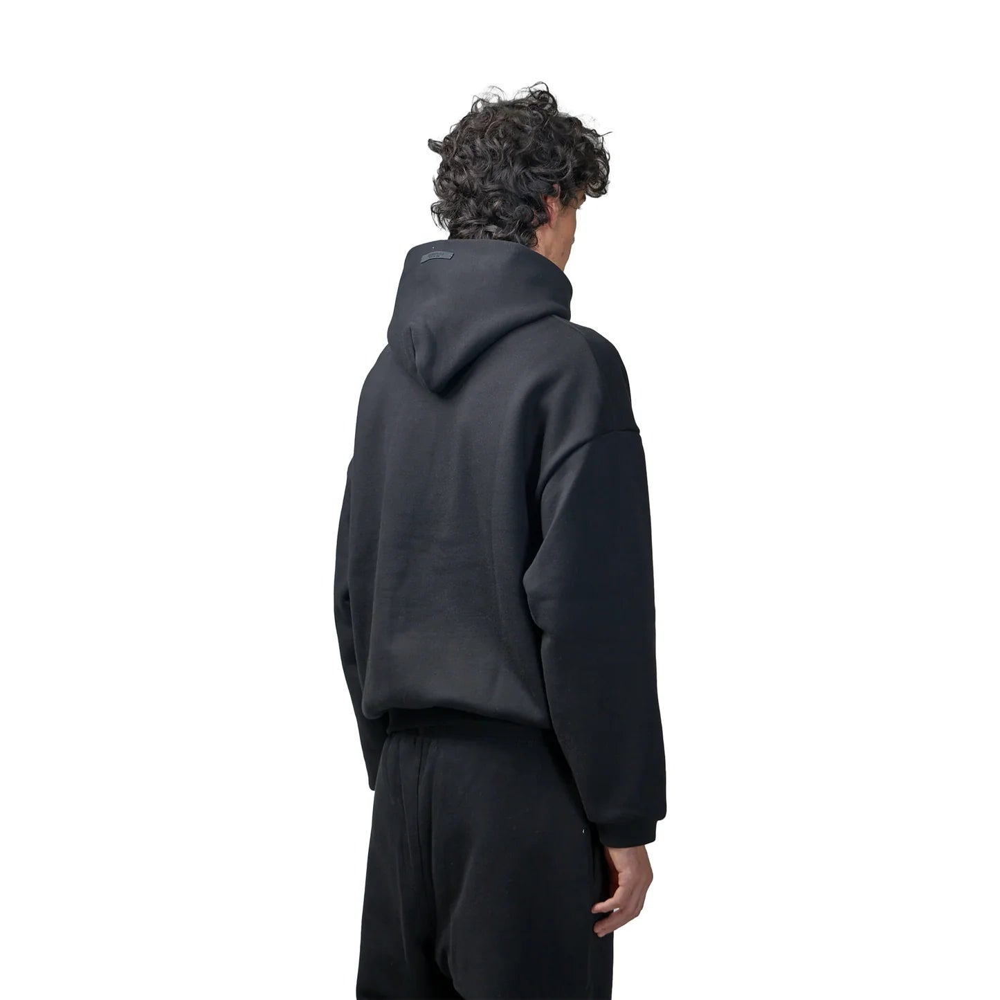 FearofGodEssentialsFleeceHoodieBlack_FW24_-ModelBack