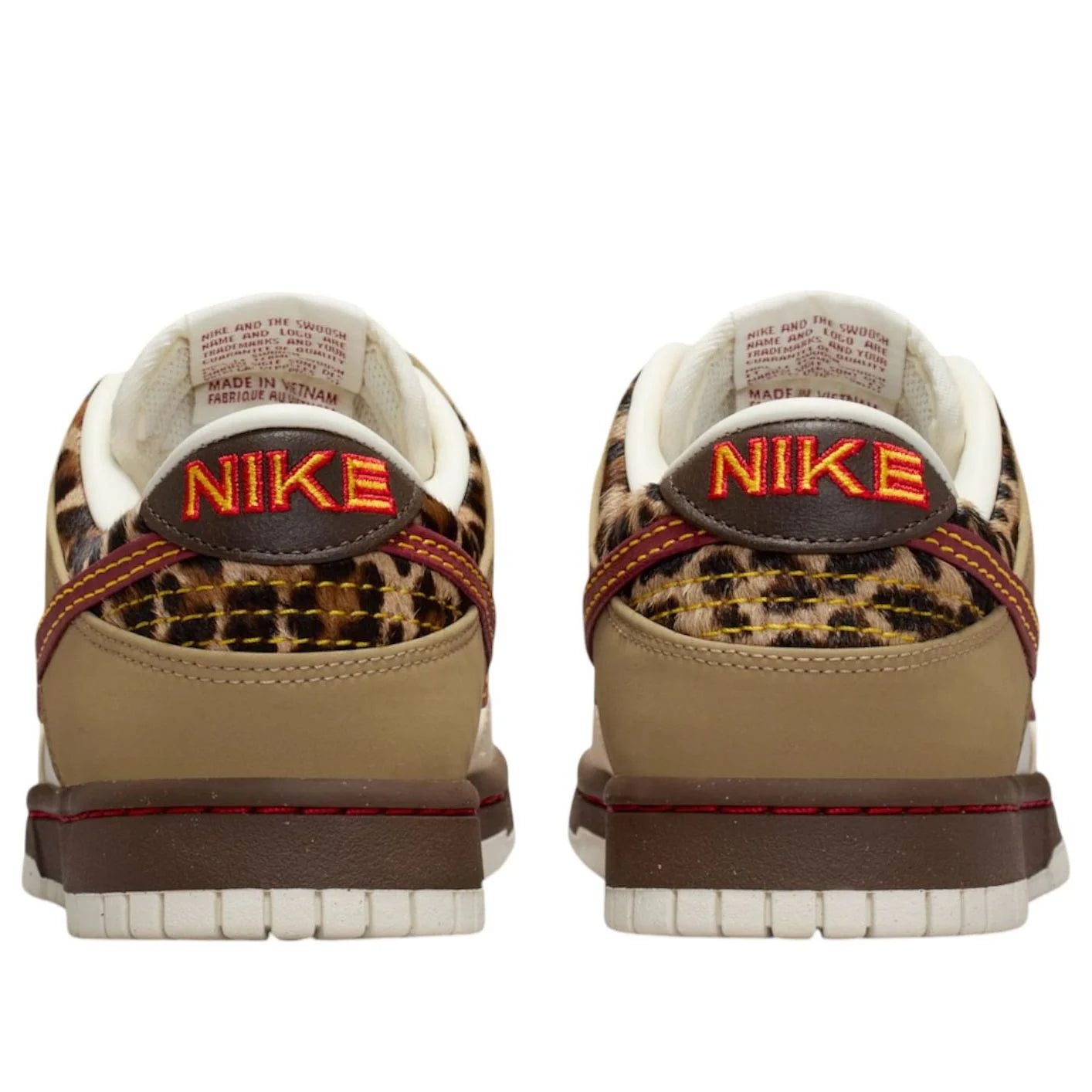 Nike Dunk Low Retro Khaki Team Red Pearl White 1