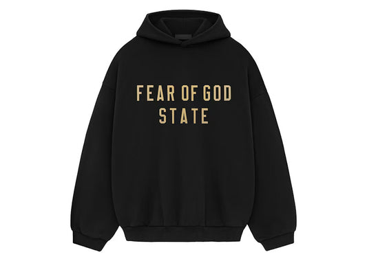 Fear of God Essentials Fleece Hoodie Black