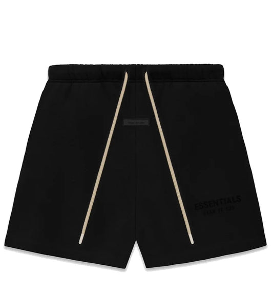 Fear of God Essentials Cream Drawstring Sweatshort Jet Black