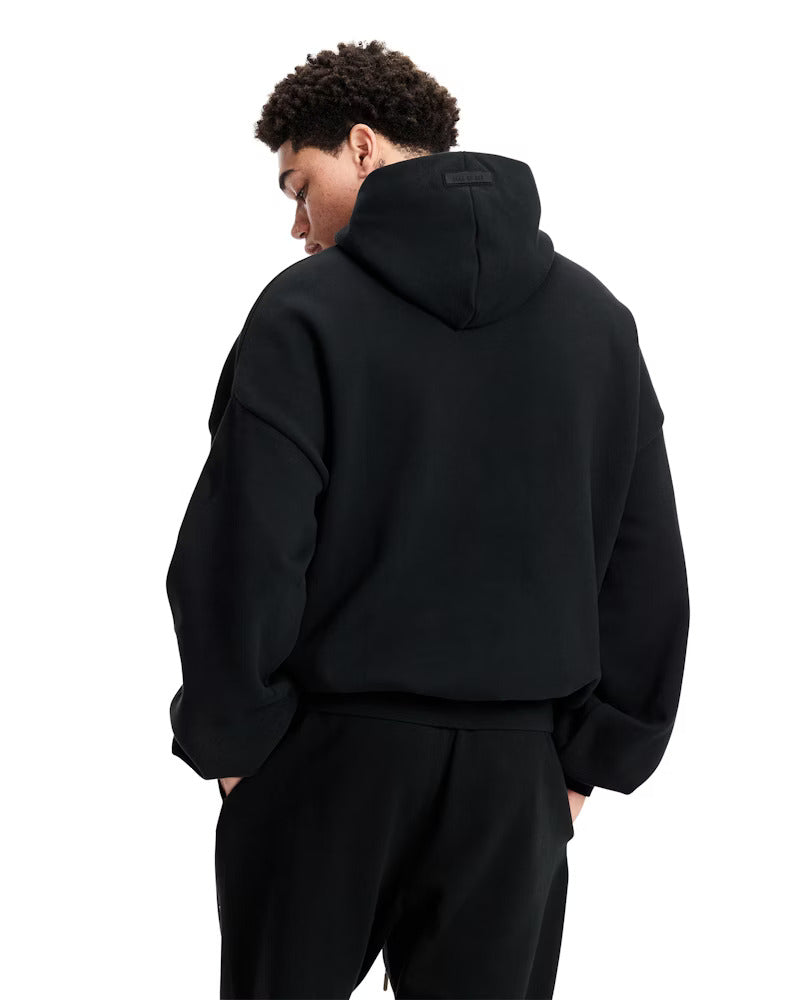 Fear of God Essentials Arch Logo Hoodie Jet Black