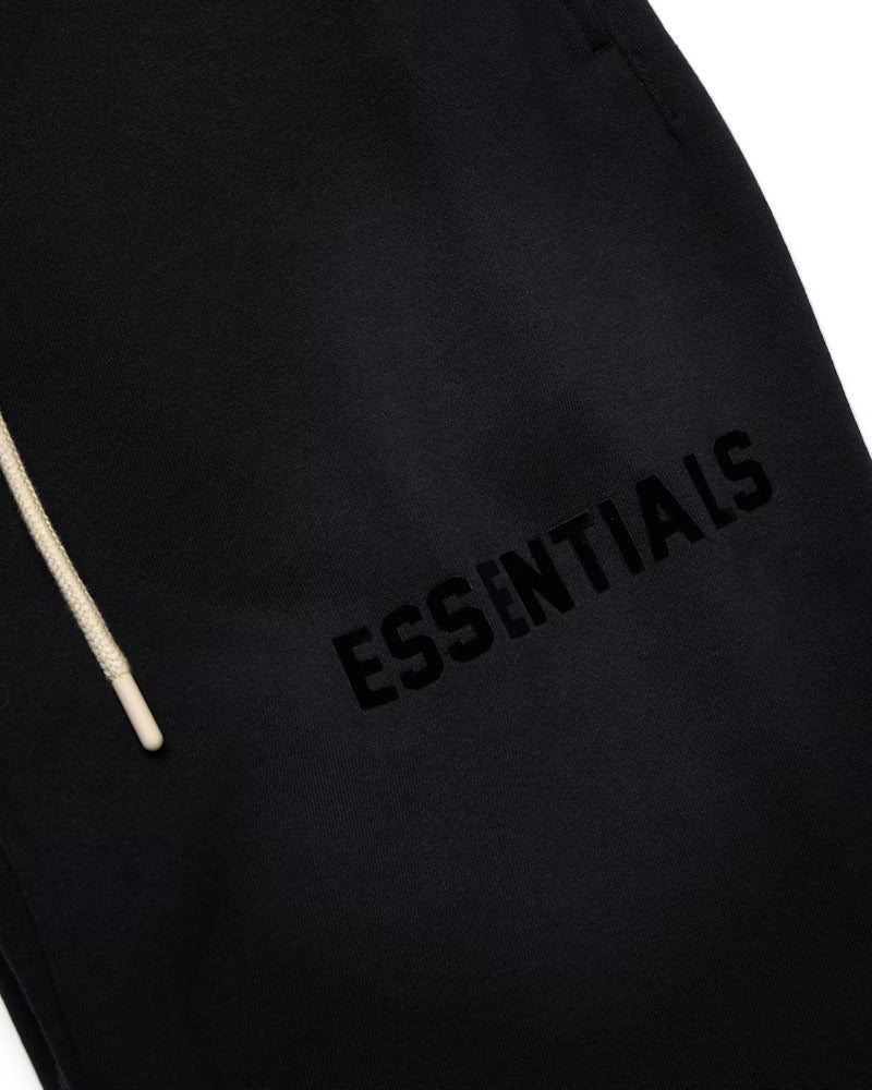 Fear of God Essentials Sweatpants Jet Black (SS24)