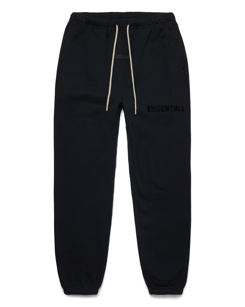 Fear of God Essentials Sweatpants Jet Black (SS24)