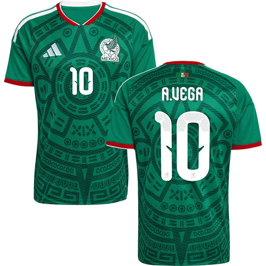 Alexis Vega Mexico Home Jersey World Cup 2026 - Green