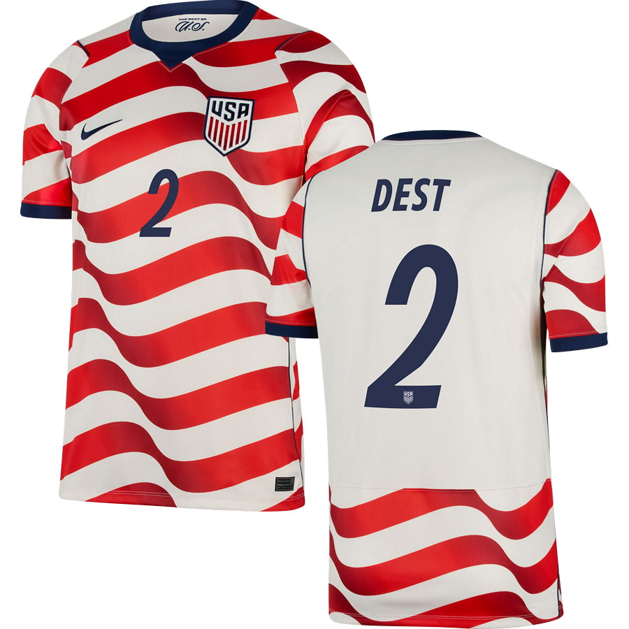 Sergiño Dest USMNT 2026 Home Jersey - White