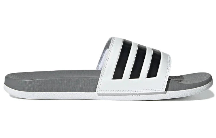 adidas Adilette Comfort Slide White Grey