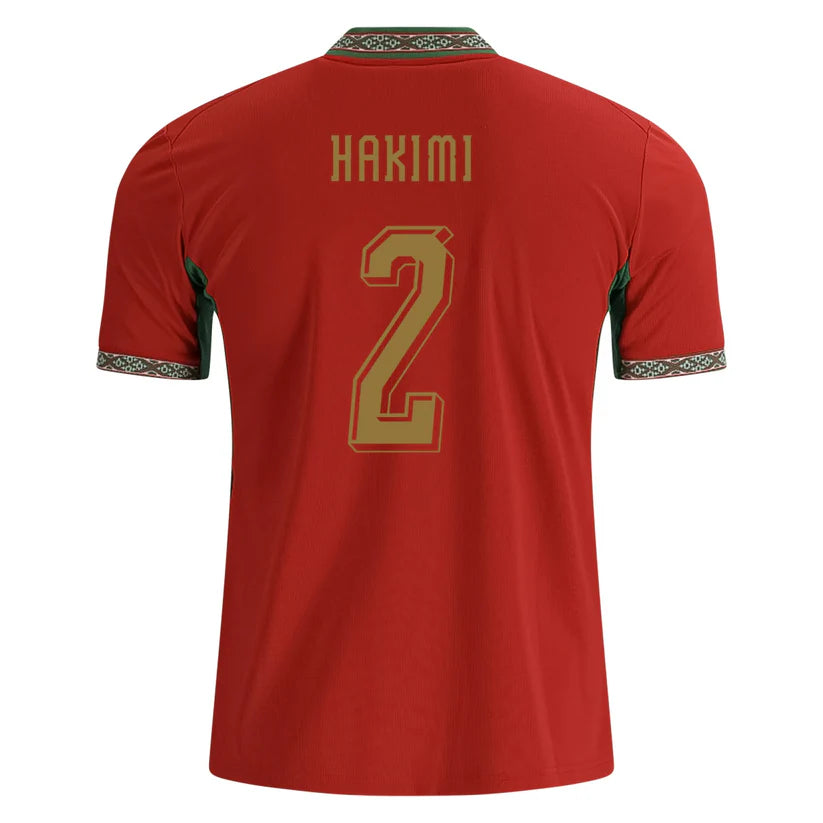 Achraf Hakimi Morocco Home Jersey World Cup 2026 - Red