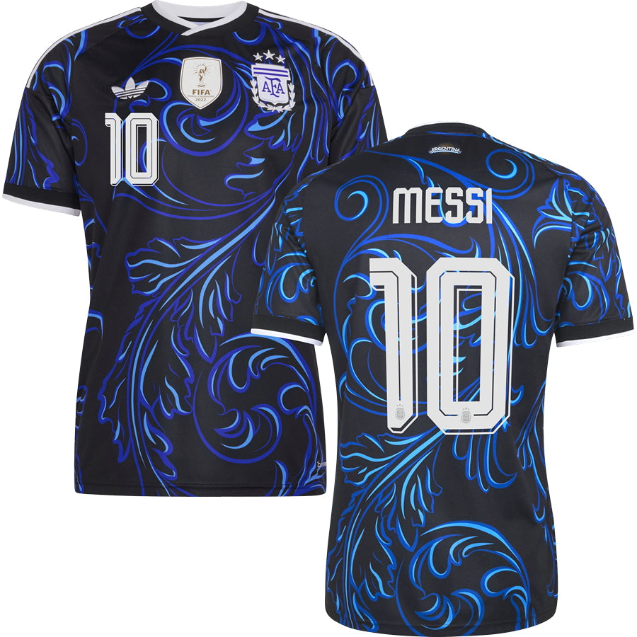 Lionel Messi Argentina Away Jersey World Cup 2026 - Dark Blue