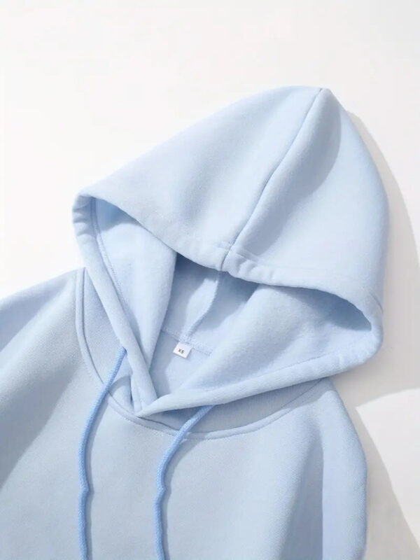 Basic Duck Hoodie Blue - Image 2