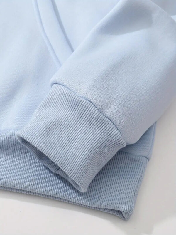 Basic Duck Hoodie Blue - Image 4