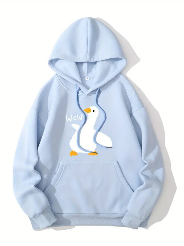 Basic Duck Hoodie Blue