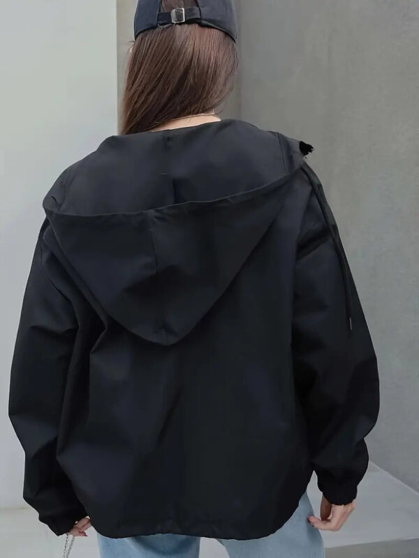 Drawstring Hooded Jacket - Image 3