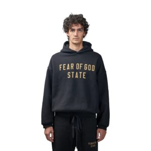 Fear of God Essentials Fleece Hoodie Black