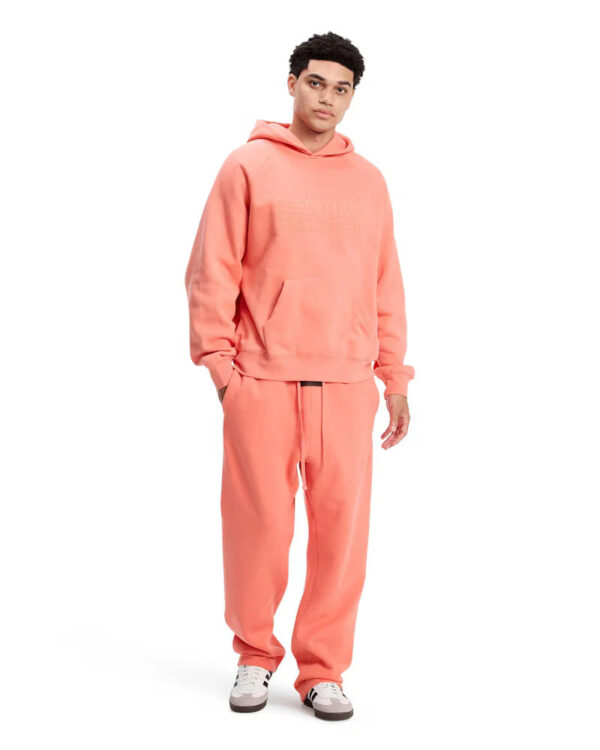Fear of God Essentials Hoodie Coral - Image 4
