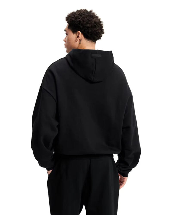 Fear of God Essentials Hoodie in Jet Black - Image 5