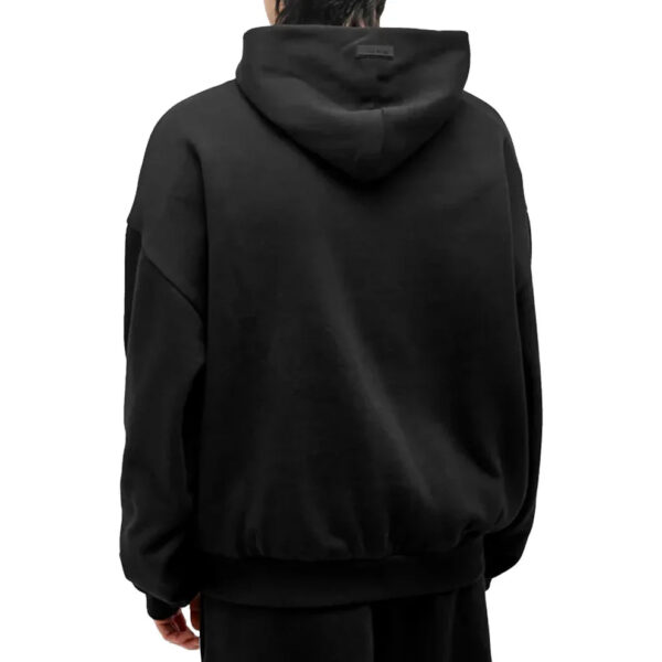 Fear of God Essentials Hoodie in Jet Black - Image 6