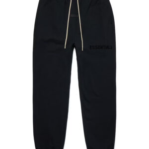 Fear of God Essentials Sweatpants Jet Black (SS24)